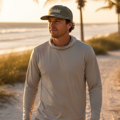 Outsider - Direct Stitch - Marina Series - Moss - Tethered Skiff