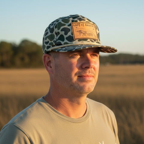 Shrimp - Leather Patch - Marina Series - Duckland - Tethered Skiff