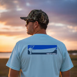 Tethered Skiff - Get Outside - Light Blue - Comfort Colors - Tethered Skiff