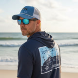 Tethered Skiff - Island Map - Navy - SS Hooded Performance - Tethered Skiff