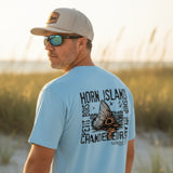 Tethered Skiff - Islands Print - Light Blue - Comfort Colors - Tethered Skiff