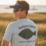 Tethered Skiff - Southern Flounder - Light Khaki - Comfort Colors - Tethered Skiff