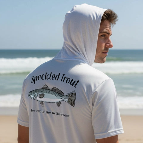 Tethered Skiff - Trout - Silver - SS Hooded Performance - Tethered Skiff