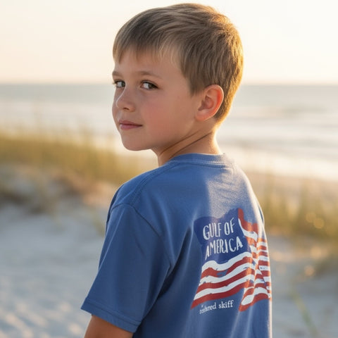 Tethered Skiff - YOUTH - Flag - Blue - Tethered Skiff