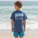 Tethered Skiff - YOUTH - Island Map - Navy - Tethered Skiff