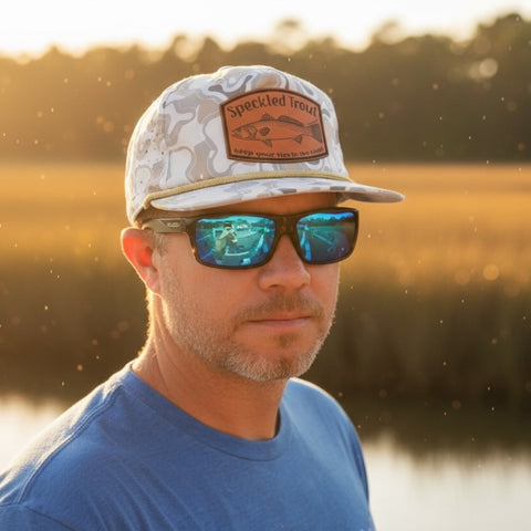 Trout - Leather Patch - Marina Series - Willis Ranchdust - Tethered Skiff