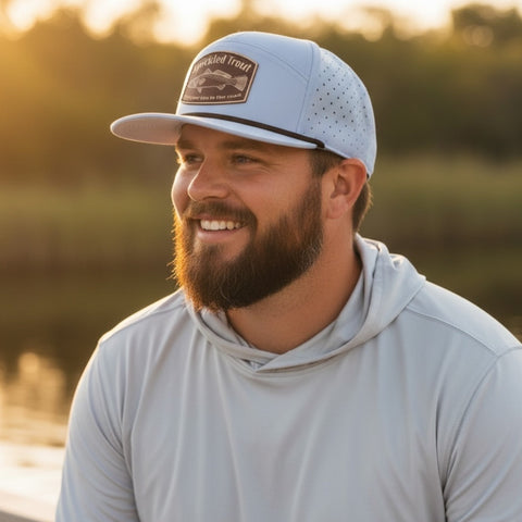 Trout - Leather Patch - The Seven Series - Grey Underland - Tethered Skiff