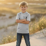 YOUTH - Trout - Silver - SS Hooded Performance - Tethered Skiff